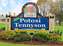Welcome to Potosi Tennyson sign