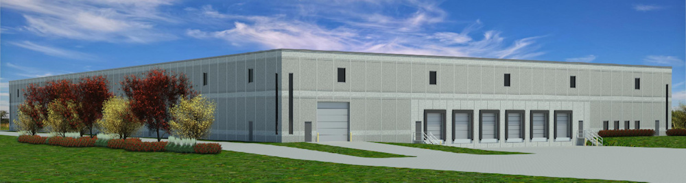 Kieler Industrial Park Spec Building Render