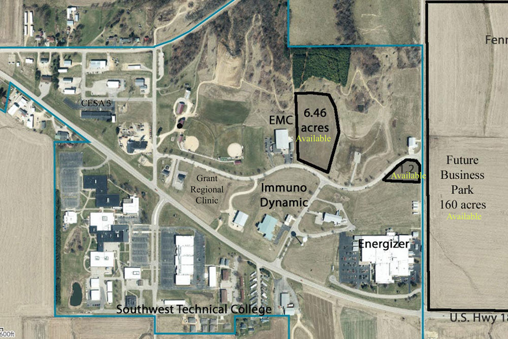 Fennimore Industrial Park Expansion Land - Map