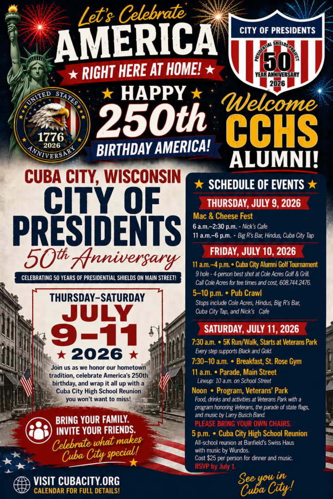 Cuba-City-America 250 Anniversary image