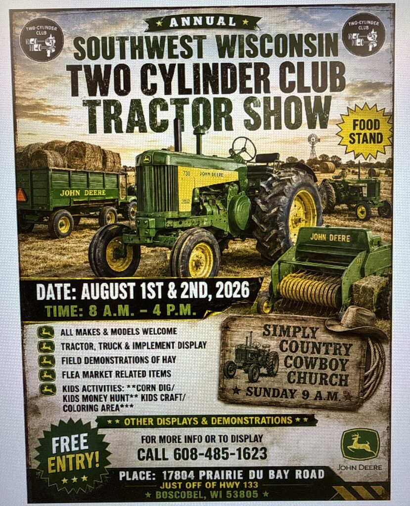 Southwest Wisconsin two cylinder club tractor show image